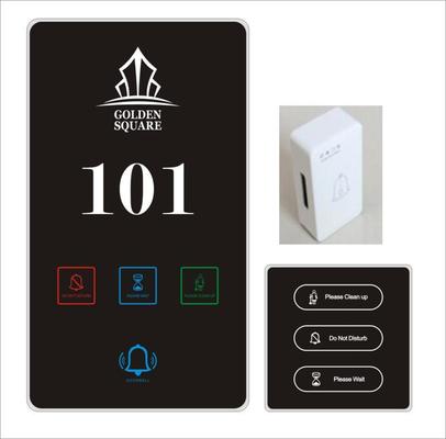 Custom Logo Hotel Doorplate Switch with 5 Years Warranty and Standard 86 Bottom Box for Easy Installation
