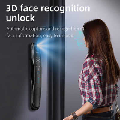 S931Max 21 Languages 3D Face ID Smart Home Door lock Tuya Video Intercom Fingerprint & Key Card Access