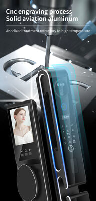 3D Fully Automatic Tuya Smart Door Lock with Multiple Unlock Methods and Language Support