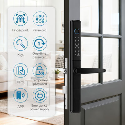 Qleung S609 Silm Lock Waterproof Smart Home Door Lock Tuya door lock