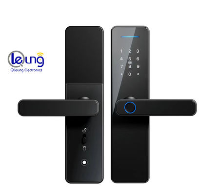 Serratura di porta in vetro temperato Tuya con impronte digitali S811 Password Smart Lock