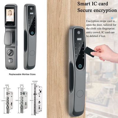 Tuya Appartamento Smart Door Lock Alloia di alluminio Controllo di accesso Chiusura di porta