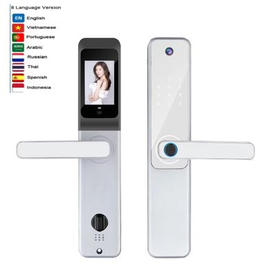 S802Pro Impressione digitale codice di chiusura porta 8 lingua video campanello smart lock