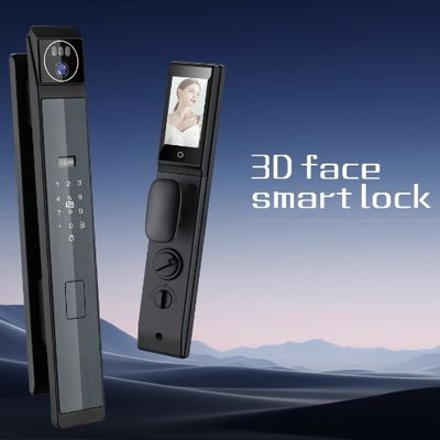 Riconoscimento facciale 3D Smart Lock con videochiamata e batteria ricaricabile da 4200 Mah
