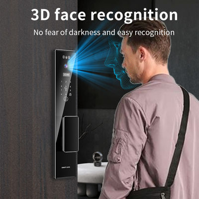 Digitale 13 lingue Face Door Lock Tuya App Con Intercom Video
