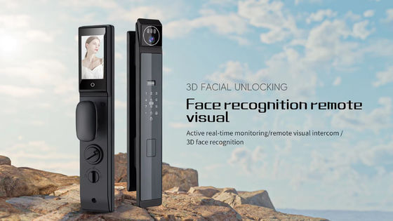Intercom video 3D Face Automatic Door Lock per la sicurezza domestica