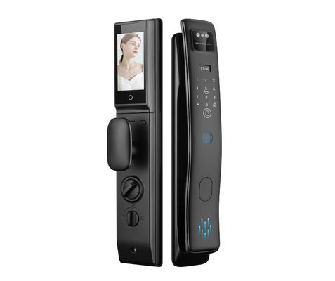 Qleung S958max Con Cerradura 3D Face ID Intelligente Tuya Wifi Video Chiamata Riconoscimento delle impronte digitali Carta di riconoscimento codice chiave Smart Door Lock