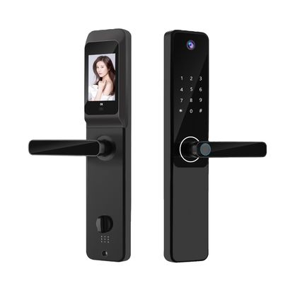 S802Pro HD Camera Inteligente Tuya Biometrica Impronta Digitali Carta IC chiave Smart Home Door Lock Con connettività WiFi