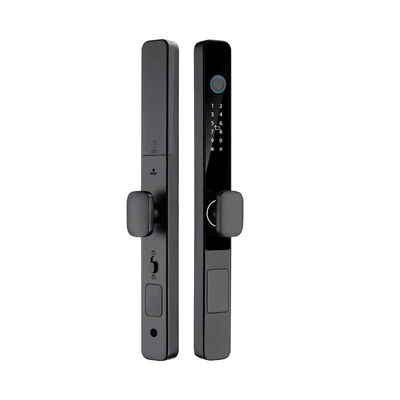 Qleung S608 Serrature Digitali Intelligenti TTlock Tuya Impermeabili per Porta Scorrevole Elettrica in Vetro di Alluminio con Impronta Digitale per la Casa