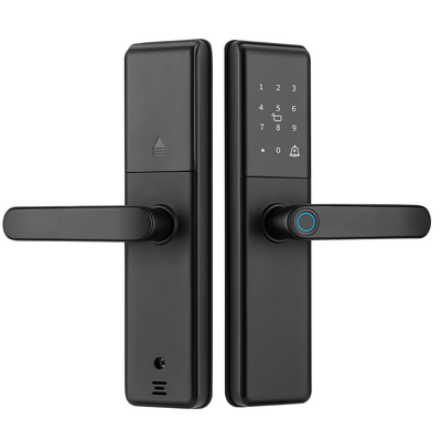 Qleung S851 Serratura intelligente per la casa, controllo remoto tramite APP Tuya, impronta digitale, password, scheda, sblocco con chiave