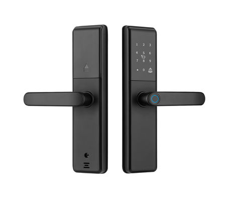 Serratura intelligente Qleung S851 Tuya Wifi Smart Controllo remoto Impronta digitale Password Card Chiave per hotel, appartamenti, uffici