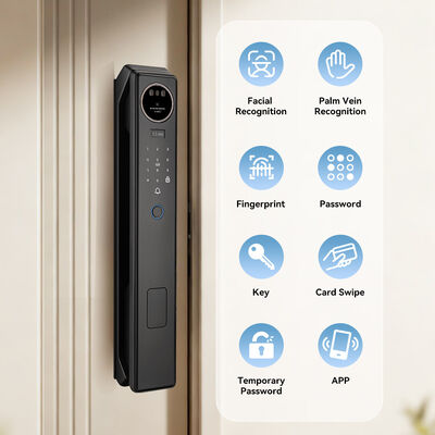 Qleung S959max riconoscimento facciale palma vene impronte digitali password card chiave App Unlocking